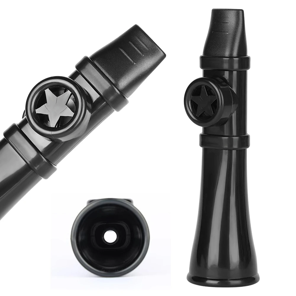 ポータブルカズーフルート 簡単に学べる楽器 ストラップ付き プラスチック製のドゥドゥマウスピースフルート すべての年齢層へのユニークなギフト