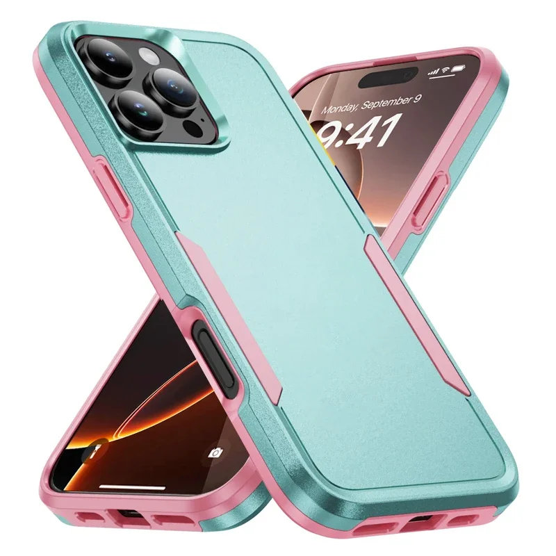 Rüstung Heavy Duty Drop Protector Fall Für iPhone 17 16 15 14 13 12 11 Pro Max Matte Telefon Fällen für iPhone 15 14 16 Plus Abdeckung – Detail 12