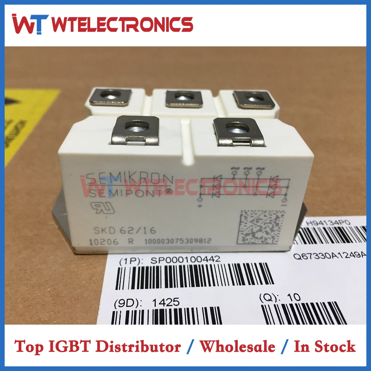 

SKD62/16 Original SKD62 16 IGBT Module SKD6216