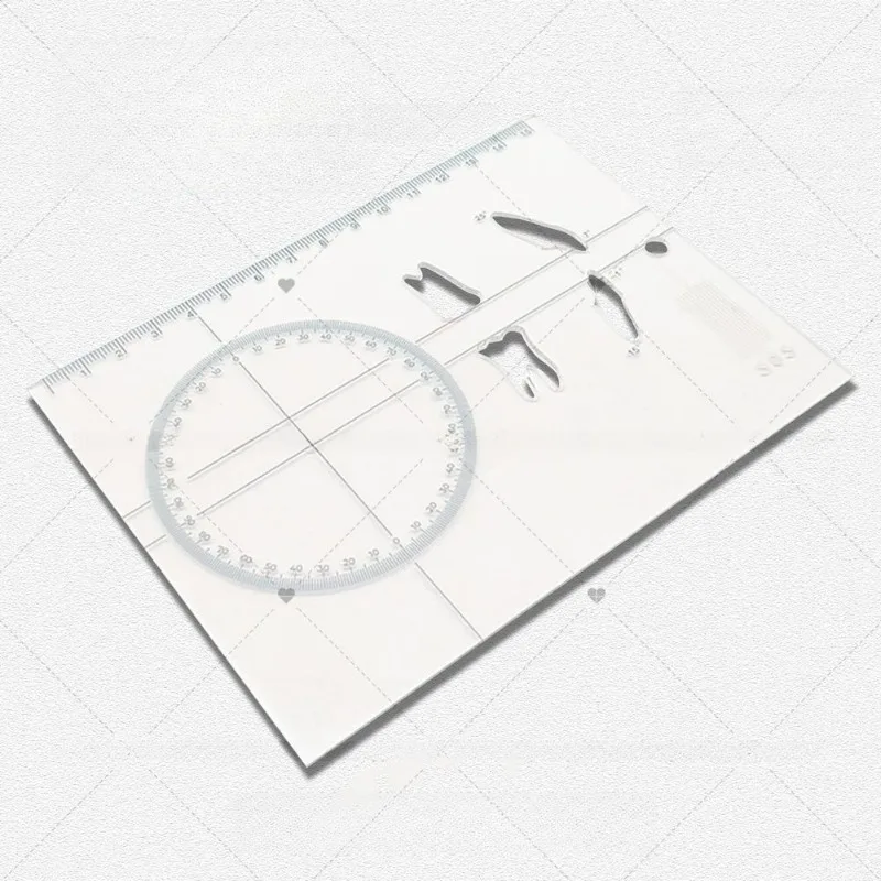 Lab Measuring Ruler, X-ray Cephalometric Measuring Ruler, Cephalometric Angle Measuring Ruler