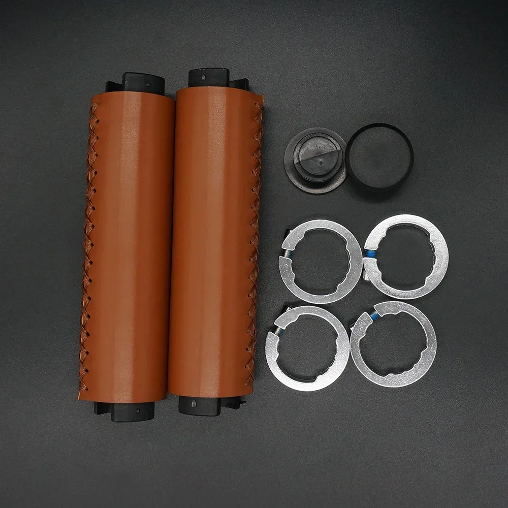 แฮนด์จักรยานถนนแบบเย็บ แฮนด์แบบย้อนยุค แฮนด์หนังแบบเย็บ