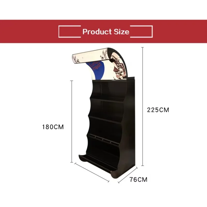 슈퍼마켓 픽앤믹스 벌크 캔디 식품 진열대 및 스쿱 빈이 있는 캔디 랙
