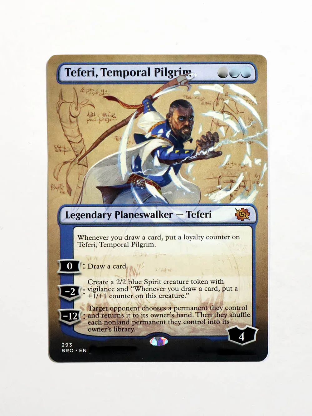 Teferi TCG kartu proxy ajaib permainan hitam kartu permainan Proxy kualitas terbaik tefemaster mengumpulkan papan permainan perdagangan kartu Proxy