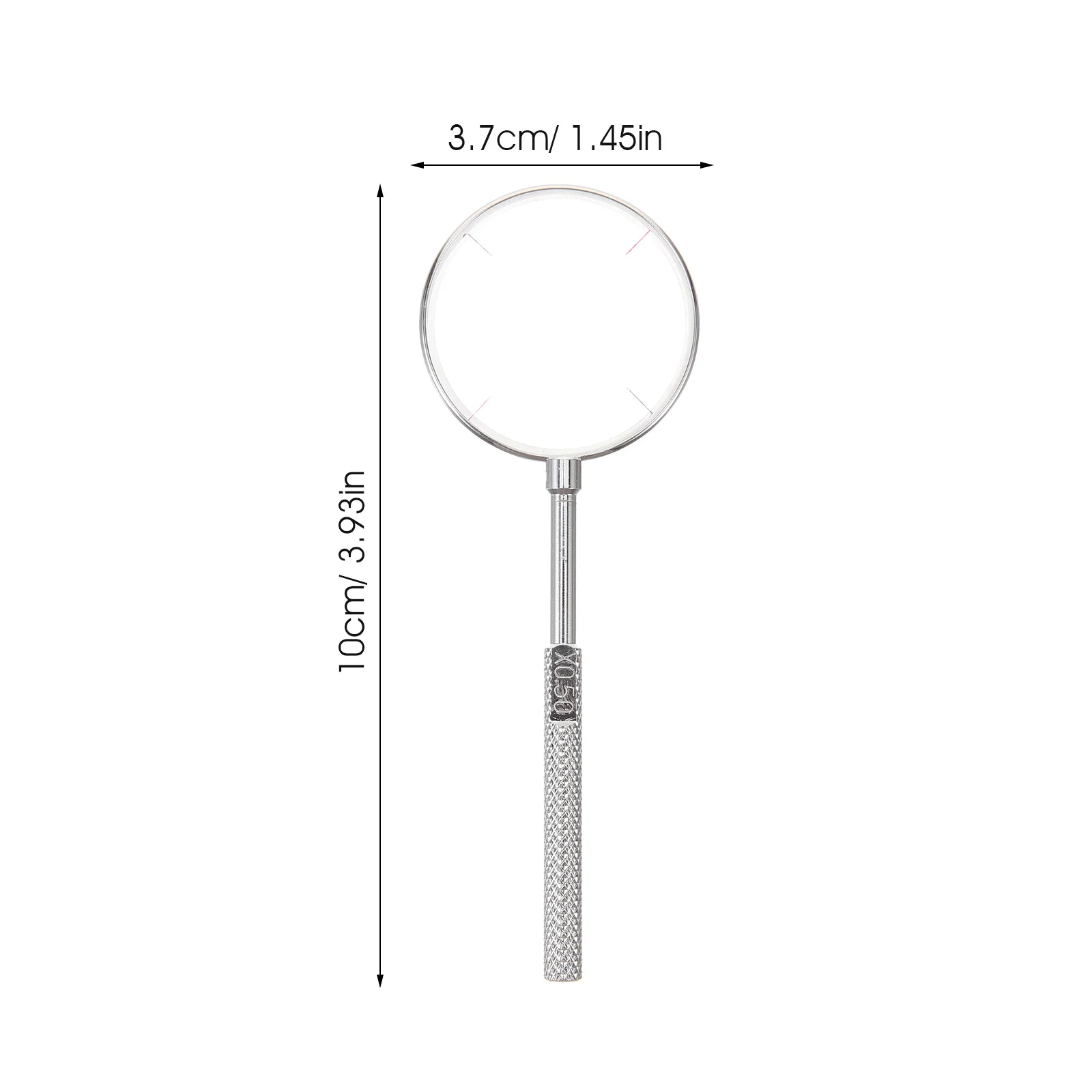 Portable Metal Handheld Optometry Tool Cross Cylinder Optical Lens for Accurate Eyesight Test and Optical Testing