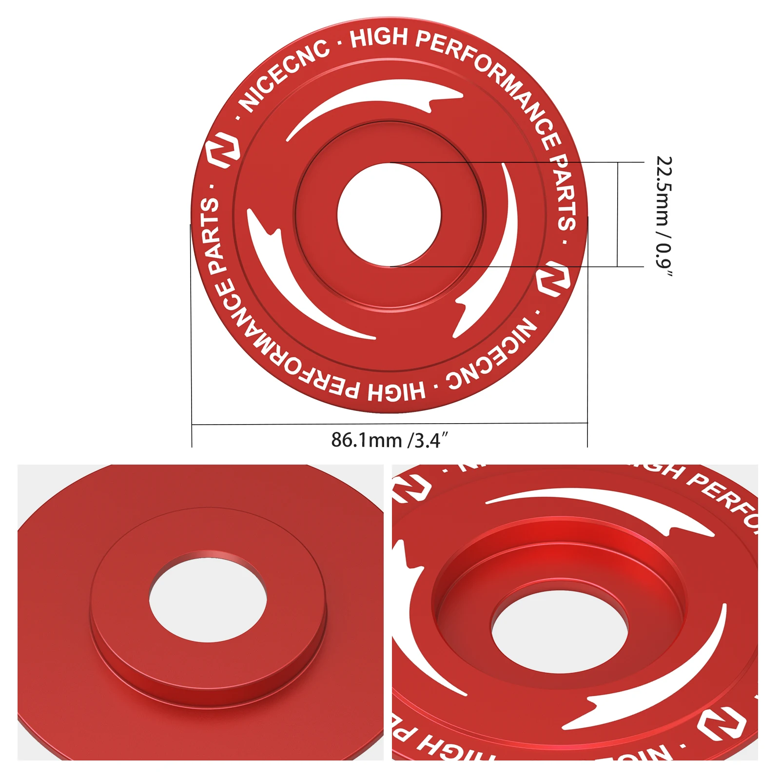 NICECNC For Yamaha YFZ450R YFZ 450R 2009-2023 Sprocket Guard Cover Protection YFZ450X 2010-2011 YFZ450 2017 ATV Accessories view 2