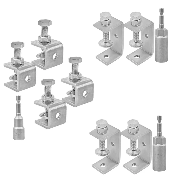 Stalen C-klemmen 20 mm houtwerk tijgers klemgereedschap miniatuur 20 mm tijgers klemmen
