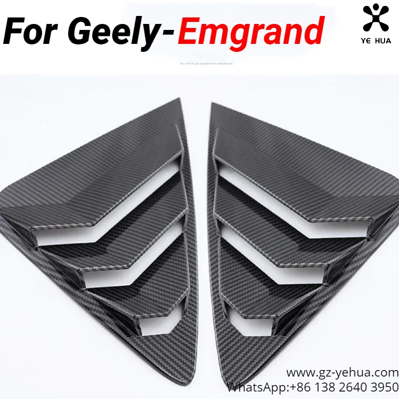 

For GEELY EMGRAND 2022-2024 Triangle Decoration Behind the Blinds Automobiles Parts Accesorios Para Auto Tools