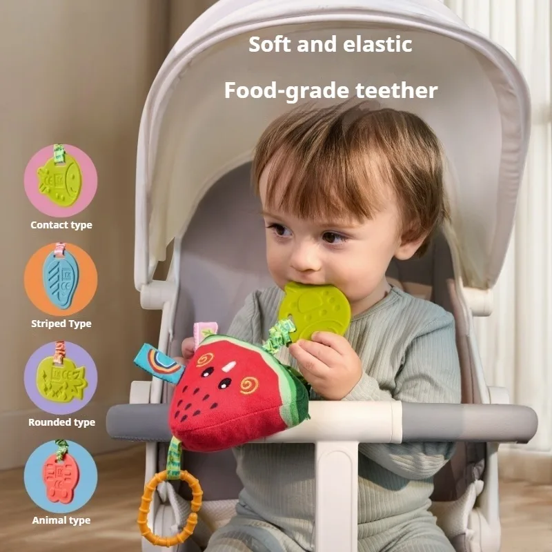Brinquedos de ginástica para bebês, pingentes pendurados para carrinho de bebê, atividade de jogo para recém-nascidos, estrutura de ginástica, chocalho pendurado, brinquedos, anel de dentição