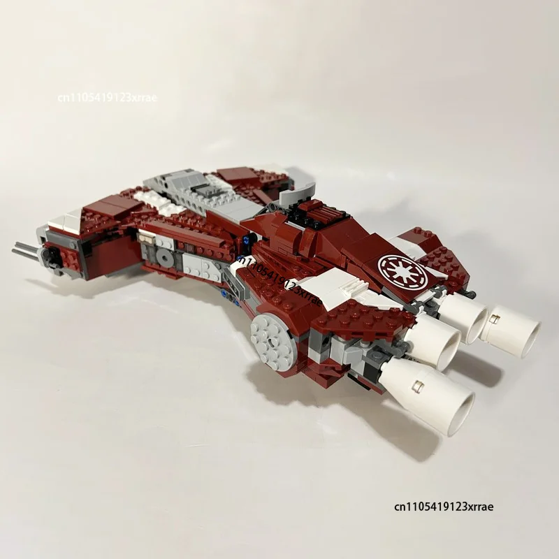 NEW MOC Defender-Class Light Corvette Building Blocks DIY Space War Military Battle Model Custom Puzzles Education Toy Kids Gift
