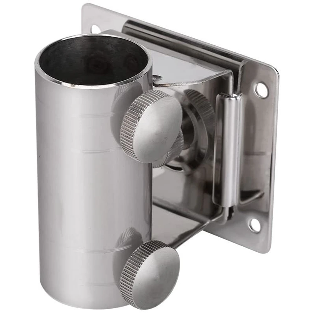 Fishing Umbrella Base Stand, Adjustable Stainless Steel Umbrella Holder Bracket Stand Base for Fishing