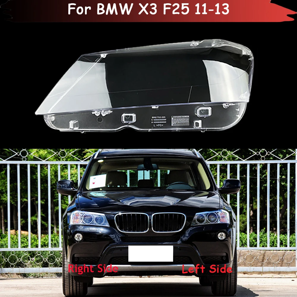 

For BMW X3 F25 2011 2012 2013 Headlamp Cover Lampshade Lamp Shade Headlight Shell Lens Plexiglass Auto Replacement Parts