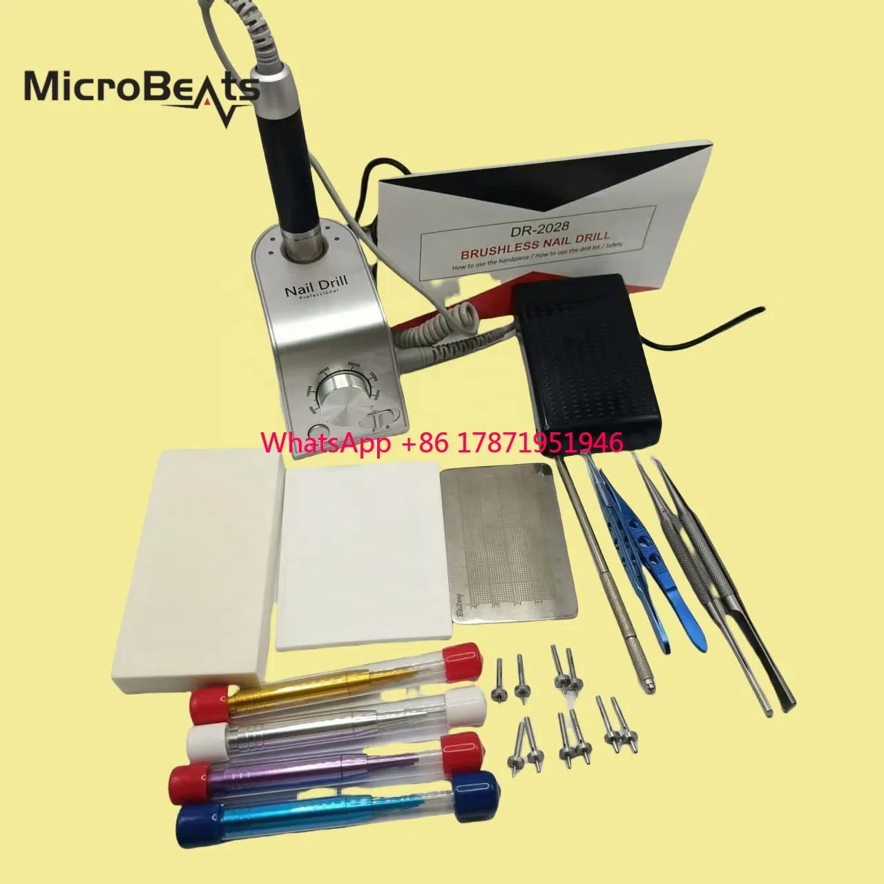 

Hair Transplant Handpiece FUE Drilling Machine Motor Hair Follicle Extractor Hair Transplant Instruments Set