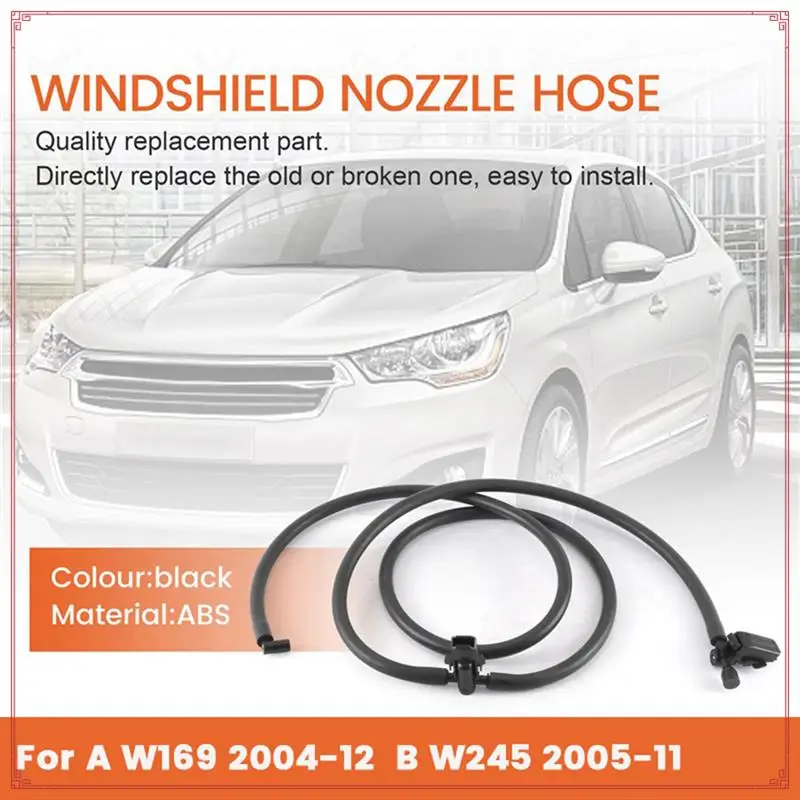 

A1698600492 New Windshield Windscreen Washer Nozzle Jet Hose For A W169 2004-12 / B W245 2005-11 No Heated