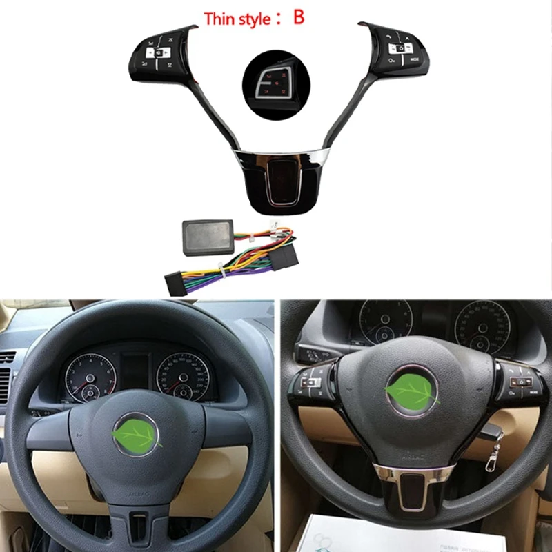 

For -Passat Touran Magotan 2011-2014 Multifunction Steering Wheel Control Button Switch Volume Button