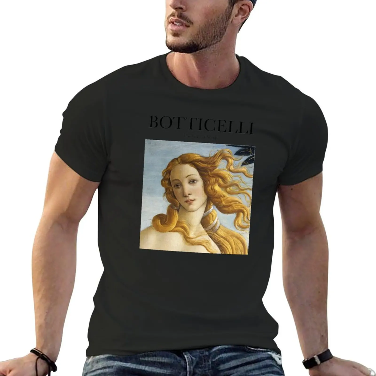 

Botticelli - The birth of Venus T-Shirt anime tshirt cheap stuff summer clothes Men's t-shirts