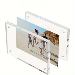 1PC Magnetic Photo Frame Collection Display Frame, Punch-Free (4 X 6 Inches)