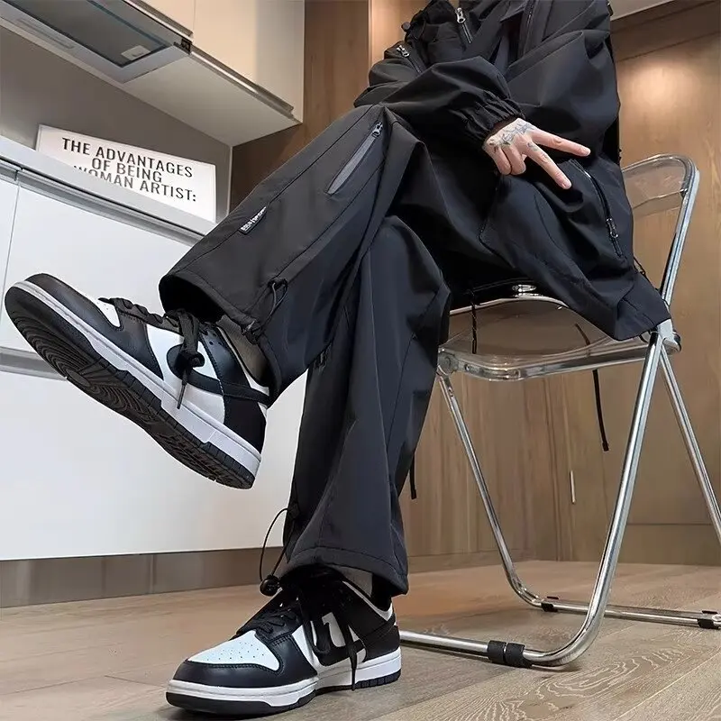 

Loose Trousers for Men Y2k Man Jogging Big Size Men's Clothes Running Harajuku Slacks Ensembles De Sport Mens Joggers Gym Jogger