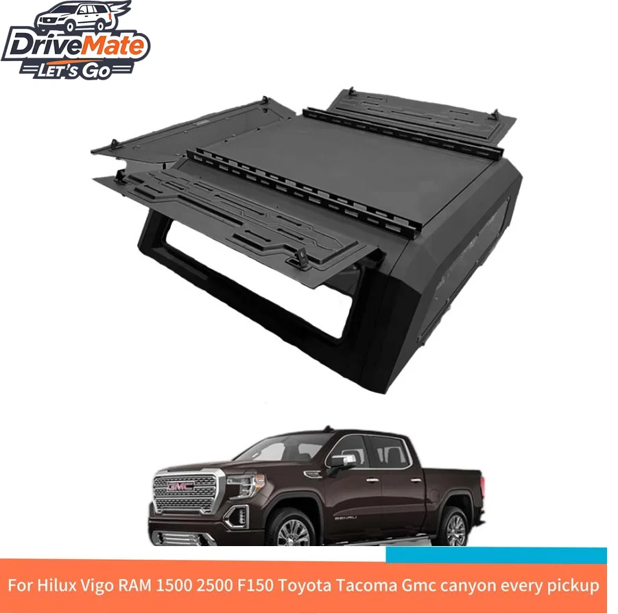 

Custom Canopy for Chevy Silverado Colorado GMC Top Camper Leakproof Anti Rusted Hard Tonneau CoverHilux Vigo RAM 15