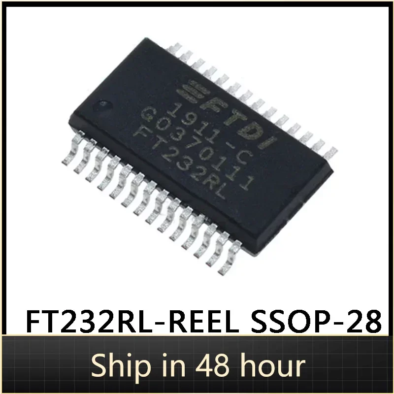 

100% New Original FT232RL-REEL SSOP-28 Bridge USB to UART IC Chip in stock