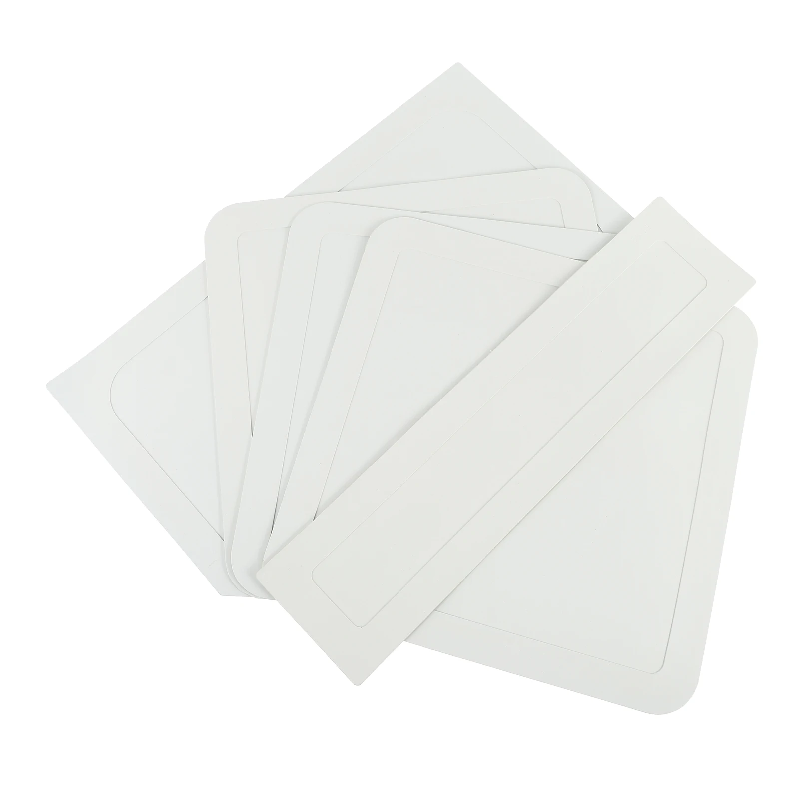 

5pcs Waterproof Baseball Bases Durable Rubber Non Slip Plate Home Pitching Mat Equipment Field Practice Team Sports