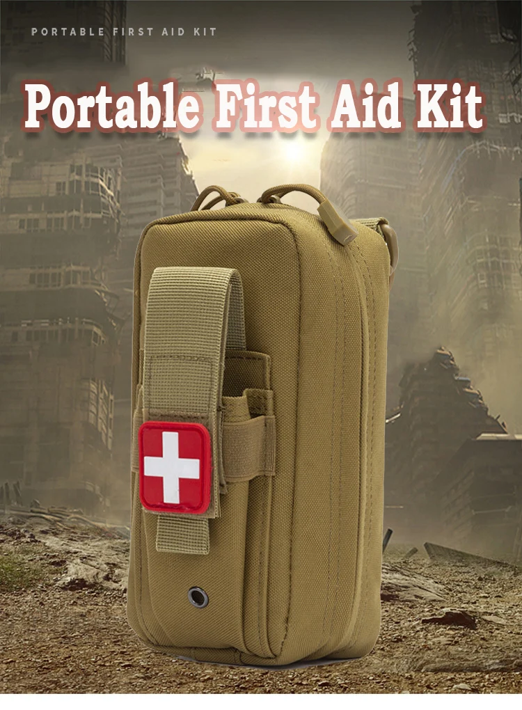 Molle Medical EDC Pouch EMT Emergency Bandage Tourniquet Scissors IFAK Pouch First Aid Kit Survival Bag Pack