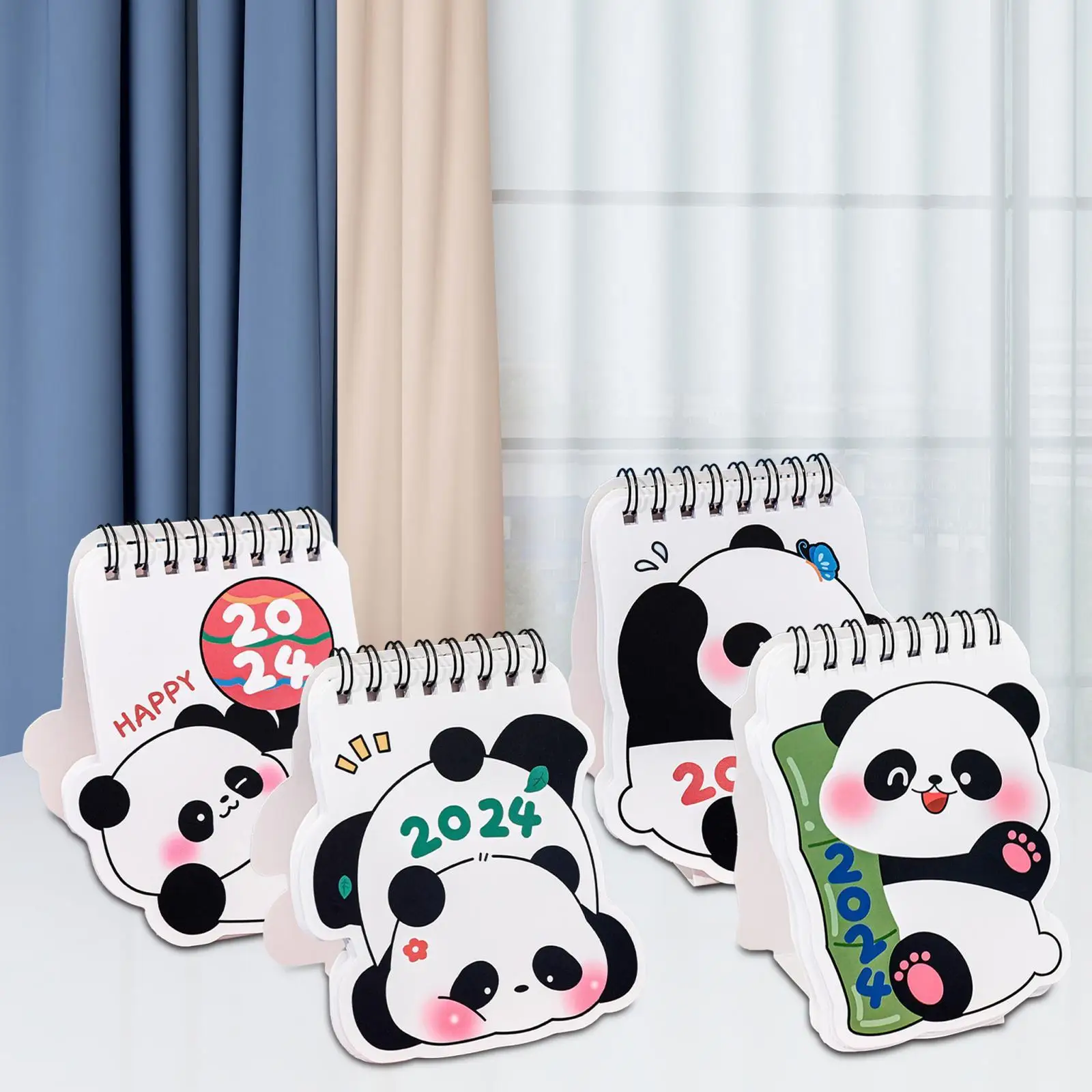 Mini Desk Calendar, Home Decor para Escritório, Estudo, Auto Disciplina Clocking