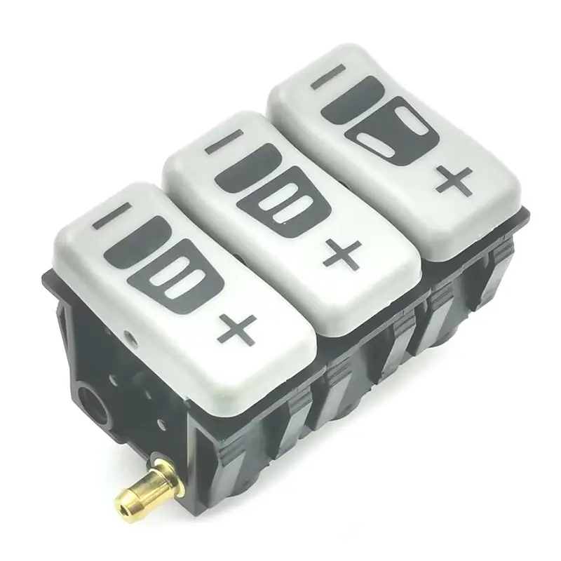 

For MAN/ TRUCK For Grammer 90.6 Lumbar Triple Air Control Valve Switch- Part Numbers 136985 1140080