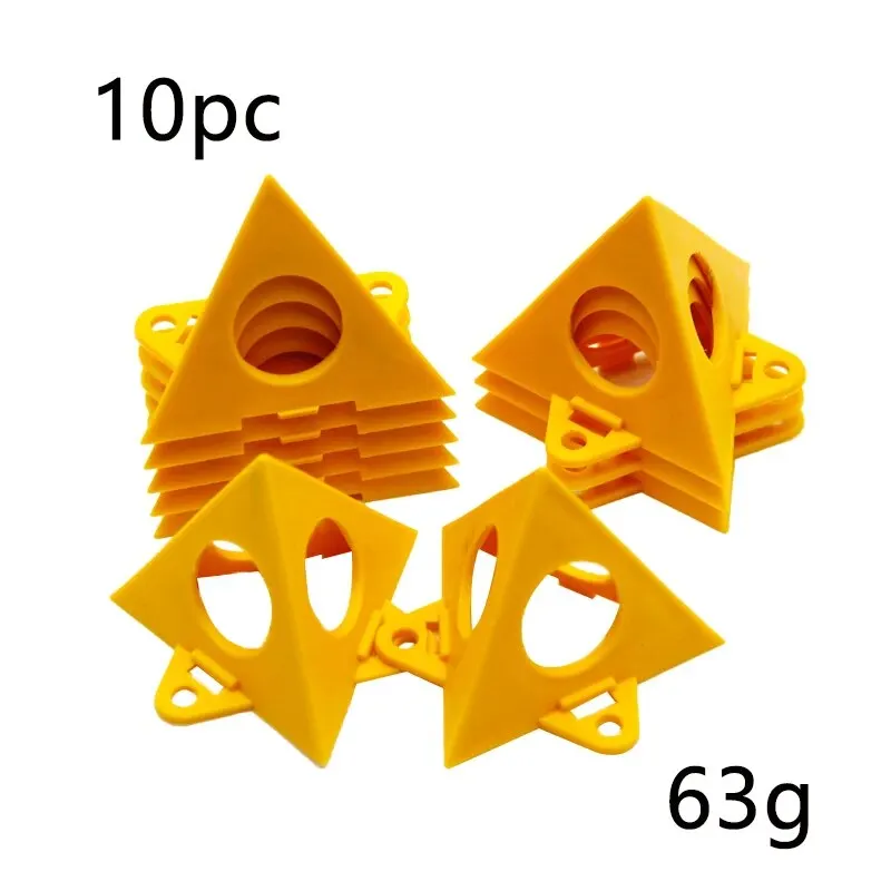 10pc Pyramid Shaped Tripod Triangular Bracket Woodworking Paint Bracket Spray Painting Bracket Cushion Block Auxiliary Tool Set