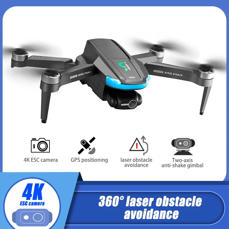 

4k Camera Drones Long Life 360° Laser Obstacle Avoidance PTZ Anti-Shake HD Wide-Angle Camera FPV Drone RC2000M Helicopter Toy