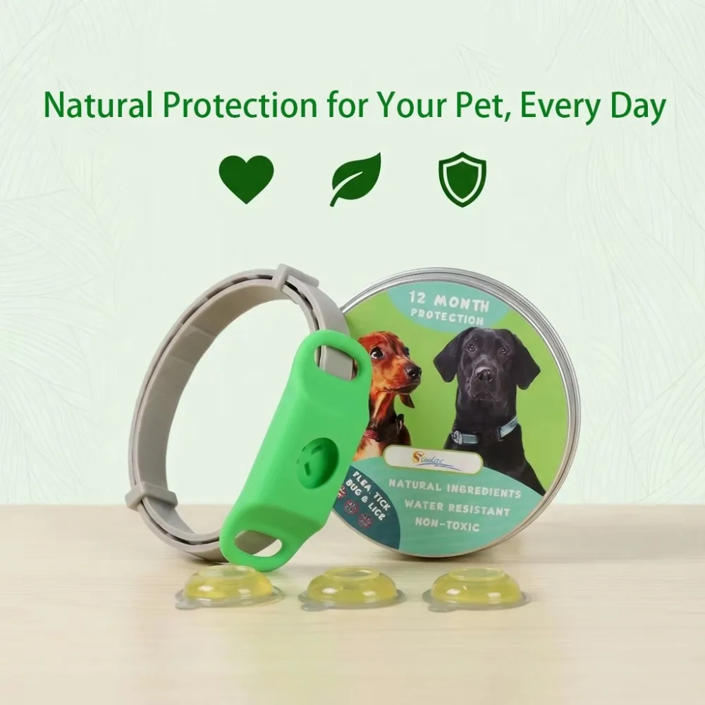 Natural Extract Pet Collar Pendant Soft Lightweight Wearable Tag for Dogs Cats Daily Indoor Outdoor Care Fashion Pet Accessory