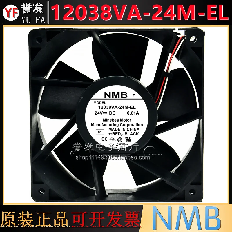 

НОВЫЙ ОРИГИНАЛ 12038VA-24M-EL 24 В 0,61 А 12038 120x120x38 мм ОХЛАЖДАЮЩИЙ ВЕНТИЛЯТОР РАДИАТОР