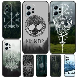Forest Nordic Runes Case For Xiaomi Redmi Note 9 10 11 12 Pro Note 12S 9S 10S 11S Cover For Redmi 12 9C 10C 12C