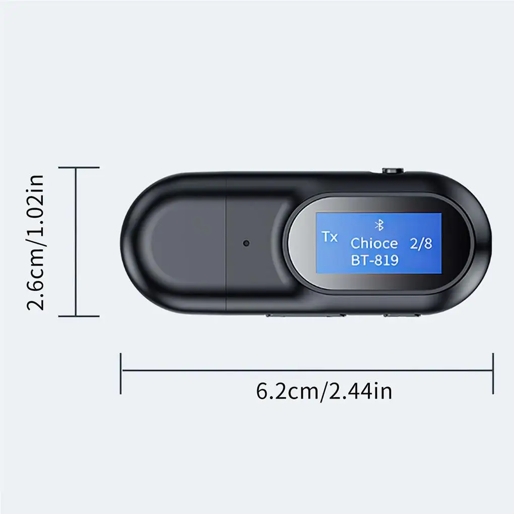 Wireless Adapter Signal Receiver Mini Transmitter 2 In 1 Stable Connection Car Supplies One-click USB Adapters