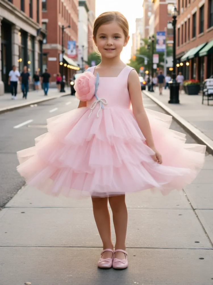 Custom Light Luxury Dress Women Wedding Guest Dress Girls Wedding Dress Luxury Birthday Party Dress Pageant Runway