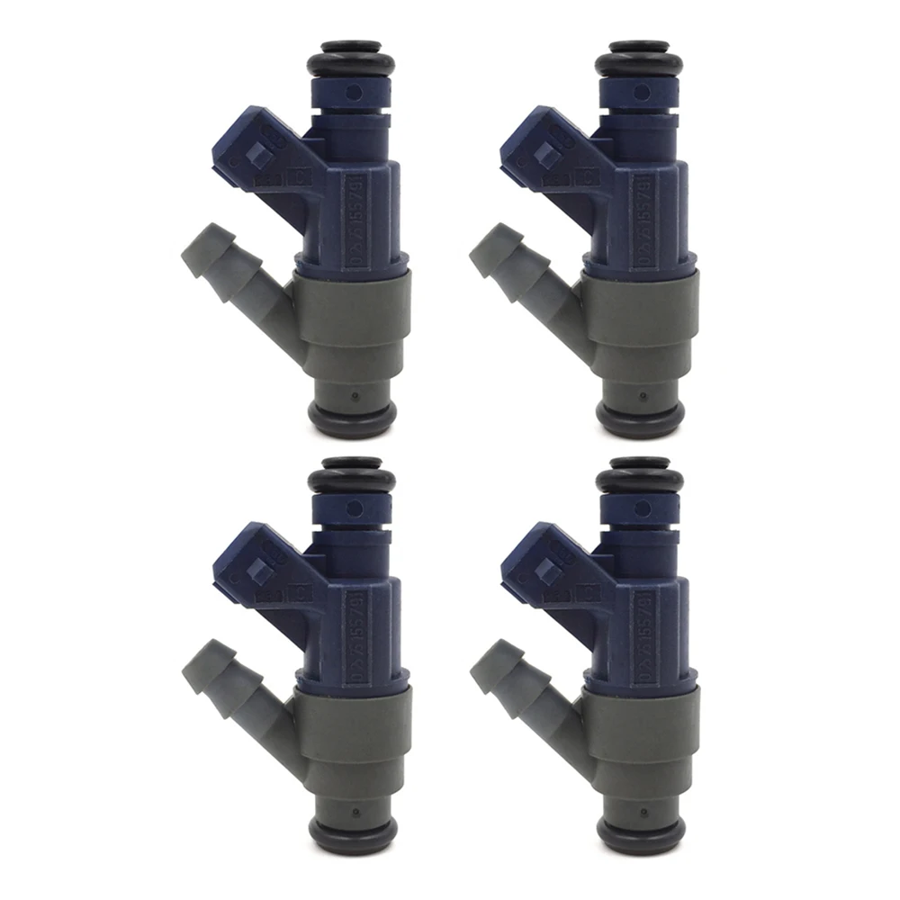 4pcs 0280155791 Fuel Injectors for Volkswagen Jetta Golf Beetle 2.0L I4 1998-2000