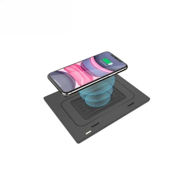 The wireless car charger is suitable for all cars and comes in different shapes. This wireless charger supports fast charging.