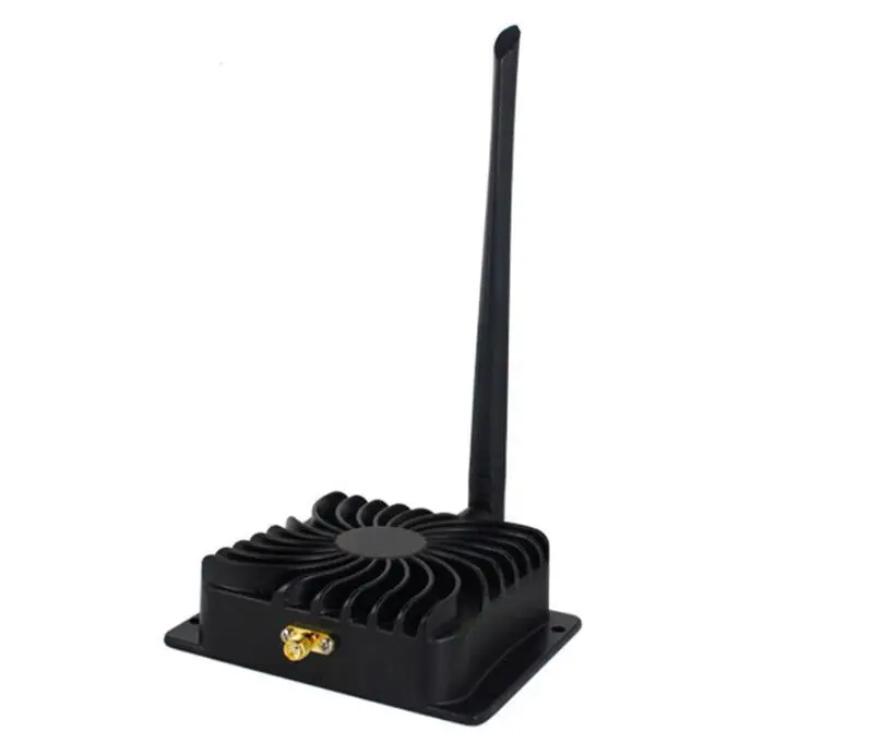 SZHUASHI-WiFi Power Amplifier, 2.4GHz, 5W, Extender, Signal Booster, Wireless Range Repeater for Wi-Fi Router, SMA Port Antenna