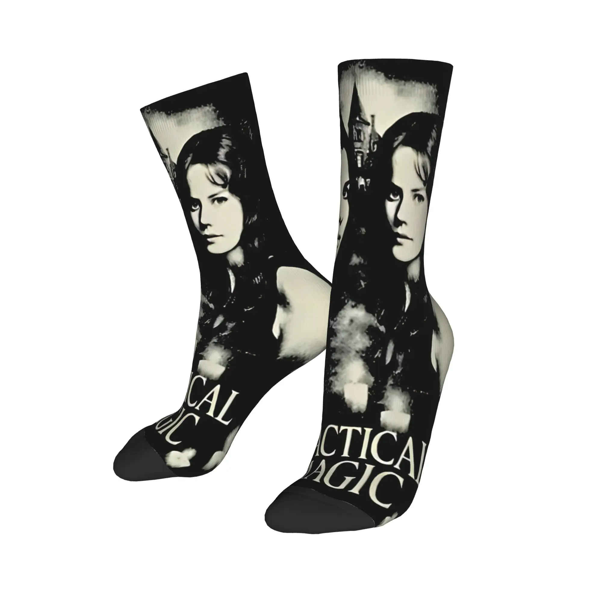 Fashion Men Women Crew Socks Practical Magic Witchcraft Occult Movie Fan Gothic Witchy Merch