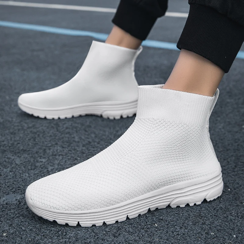 

MAEDEF Men's Shoes Mesh Breathable Mens Casual Sport Shoes Comfortable Men Sneakers Slip on Male Walking Sock Shoe Women's Shoes