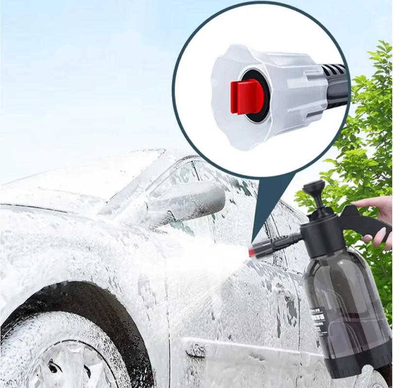 Car wash watering can hand-pressed car wash foam watering can home car 2L flower spray watering can flower watering sprayer