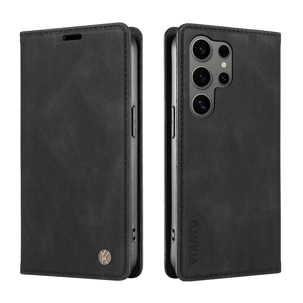 Magnetische Leder-Geldbörsen-Flip-Cover für Samsung Galaxy S25 S24 S23 S22 S21 S20 S10 S9 S8 S7 FE Plus Pro Ultra Edge | Premium-Gehäuse – Detail 8