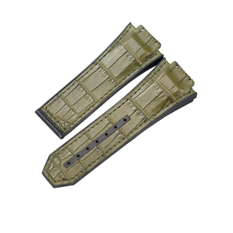 PARA HUBLOT BIG BANG SERIES, correia de relógio de borracha FKM