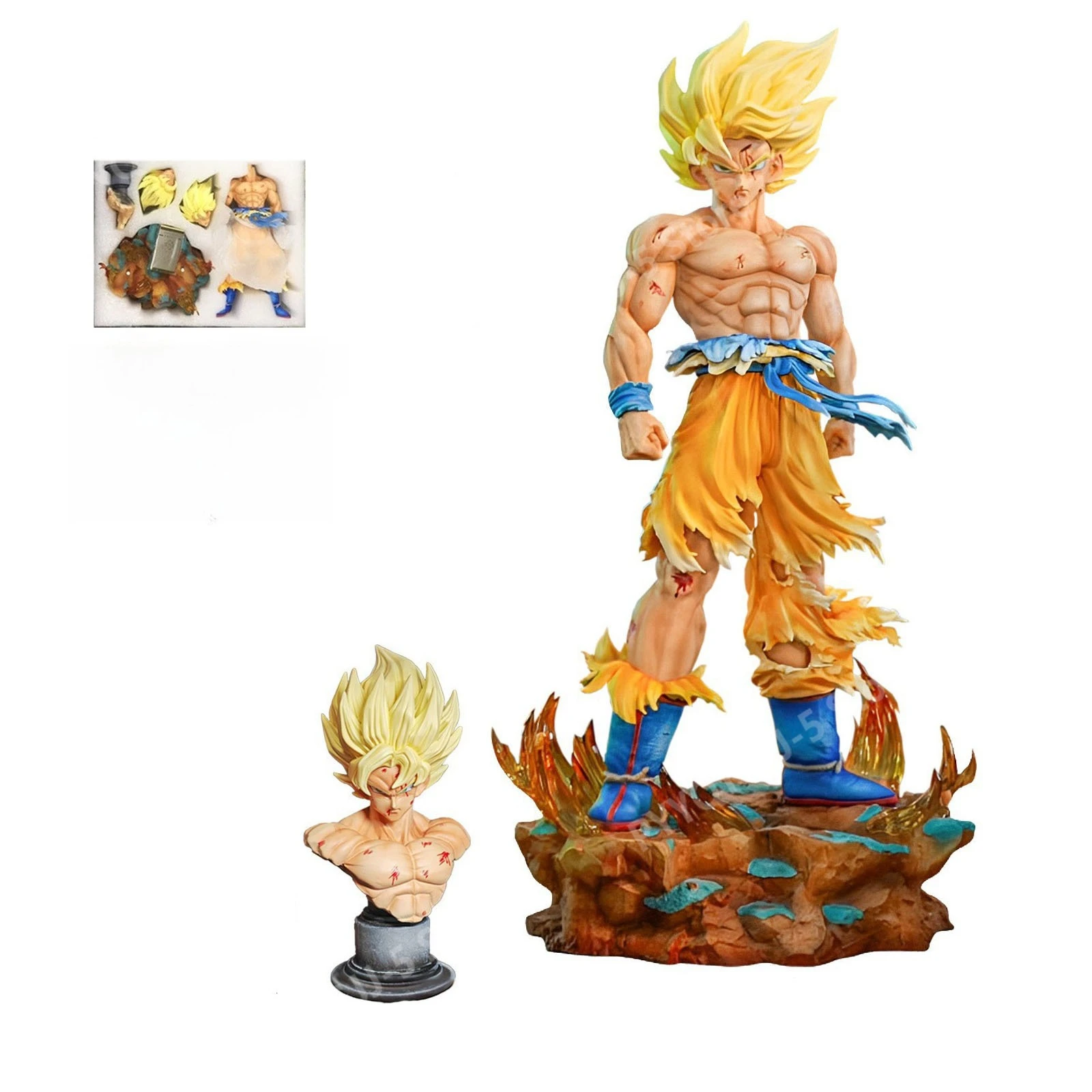 

Anime Figurine Dragon Ball Z Son Goku Figures Super Saiyan PVC Model Anime Peripheral Collection Desk Decor Model Toys