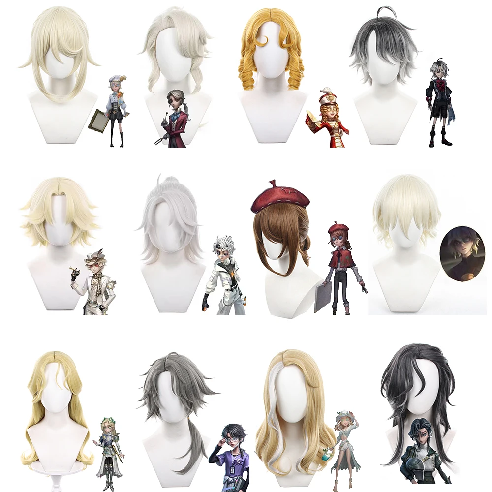 

Identity V Puppeteer Косплей Фотограф Джозеф Бальзамировщик Эзоп Карл Эдгар Валден Фредерик Крибибург Лука Бальза Рисовый парик