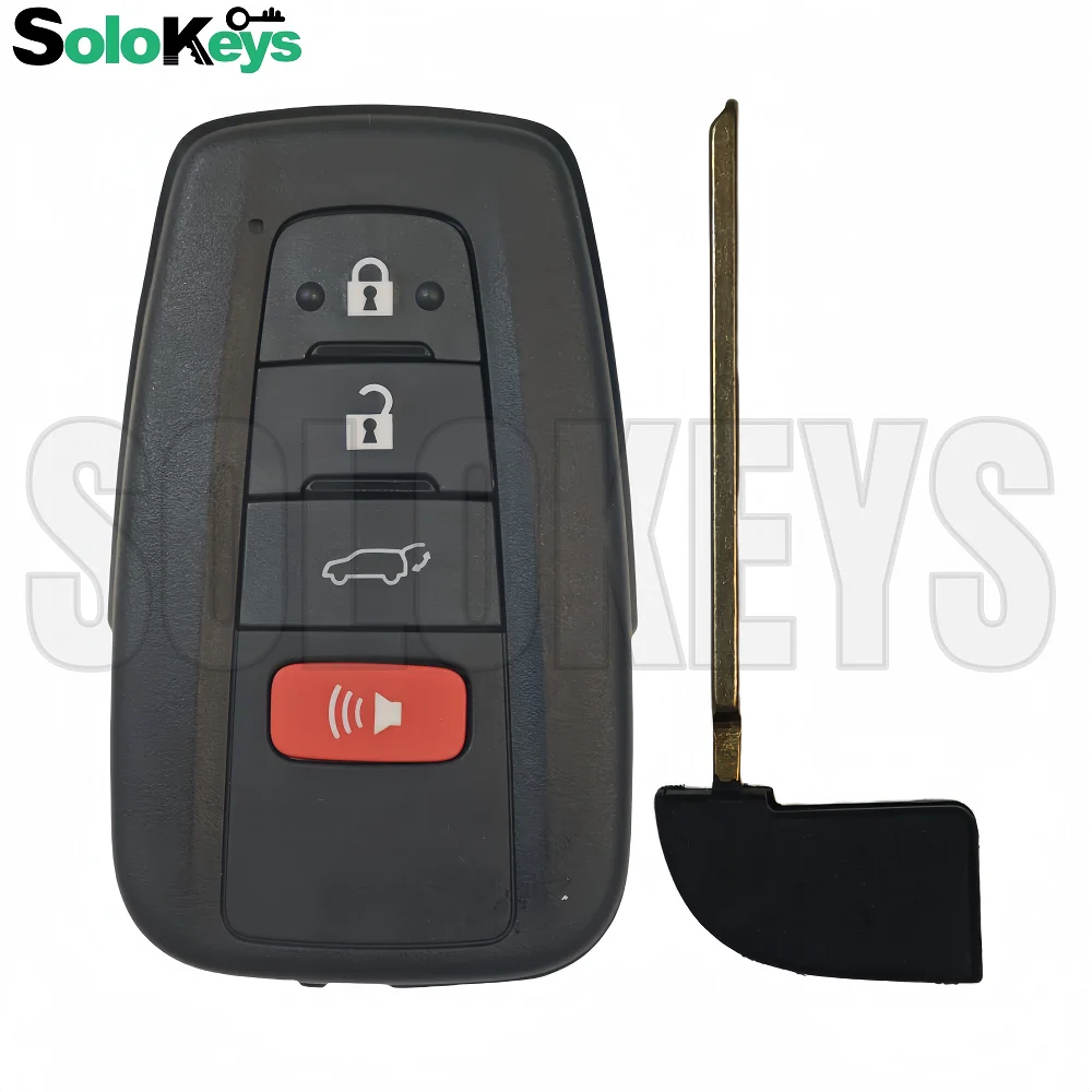 SOLOKEYS FCC ID: B2U2K2R Kunci Pintar Asli untuk TOYOTA Corolla ALTIS 2019-2021 433MHZ 4A HITAG AES Chip P/N:61E466-0010
