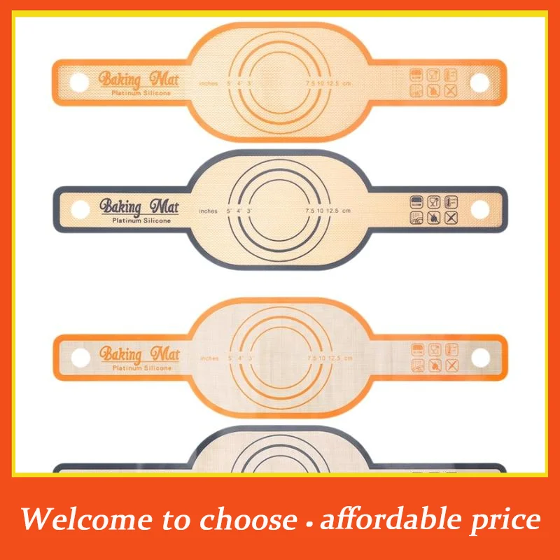 PV 1Pcs new Silicone Bread Sling Non Stick Silicone Baking Mat Long Handle Heat Resistant Sourdough Bread Sling Dutch Oven Liner