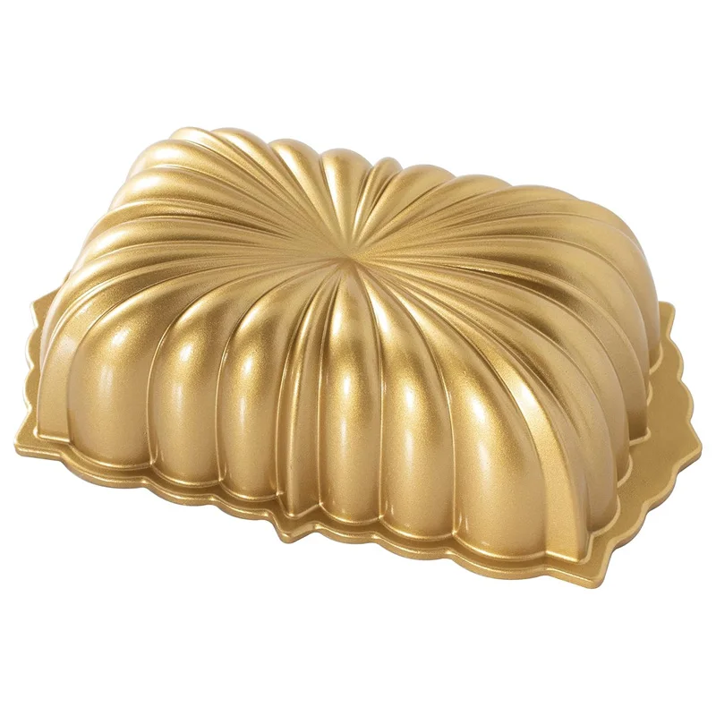Gold Classic Corrugated Bread Pan Non-Stick Baking Pan