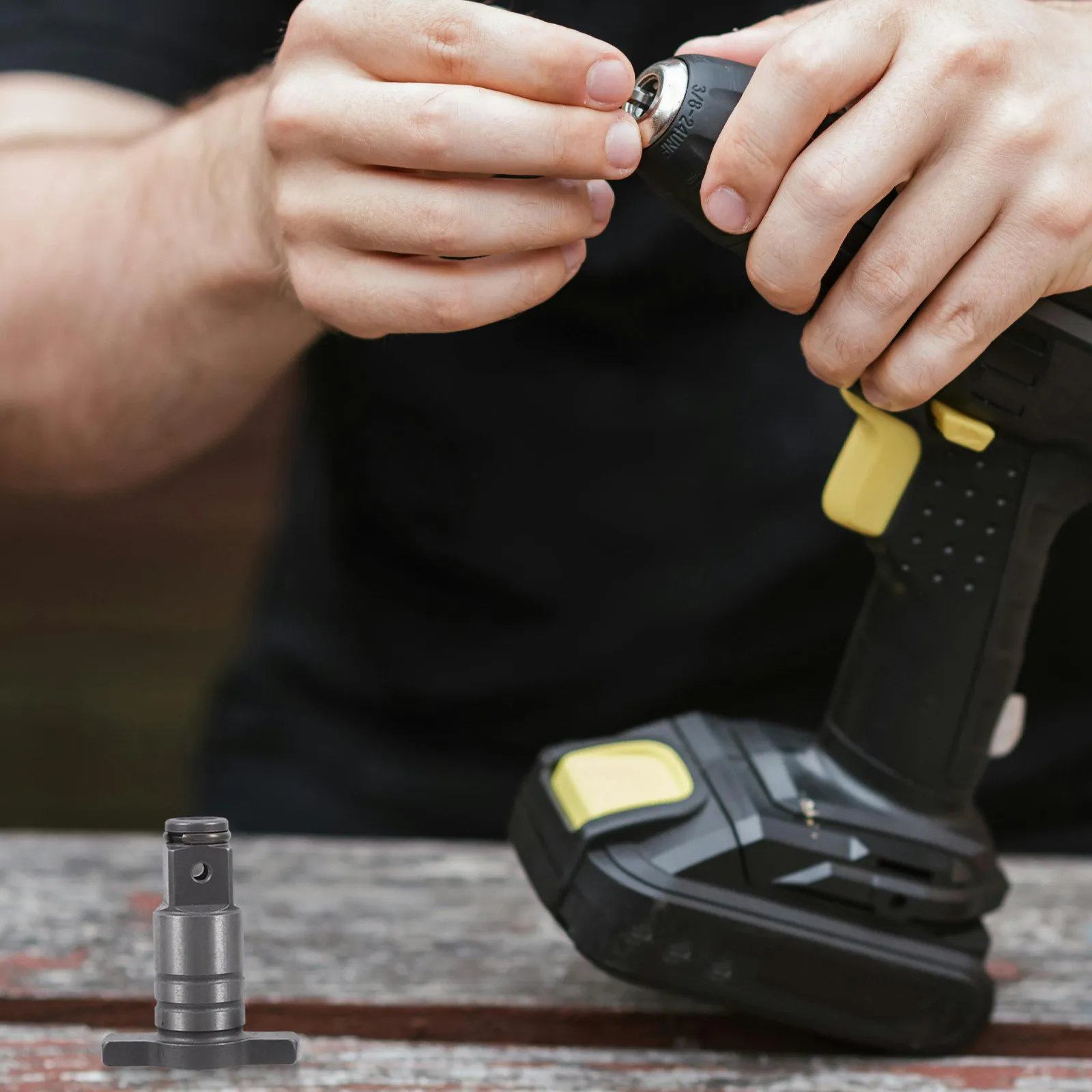 Electric Wrench Chuck Replacement Part Small Drill Chuck for Hammer Angle Multi-Purpose Tool Use Wrench Supplies