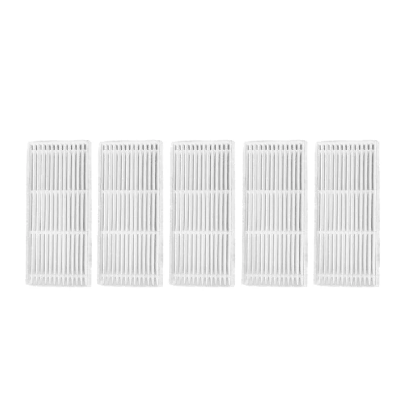 5Pcs Robot Vacuum Cleaner HEPA Filter for Midea VCR03 Robot Vacuum Cleaner Brush Parts Accessories