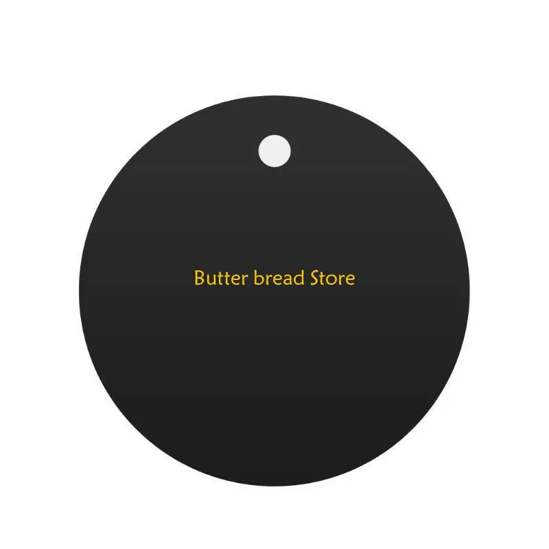 W89C plaque métallique support magnétique pour voiture support téléphone autocollant adhésif rond carré